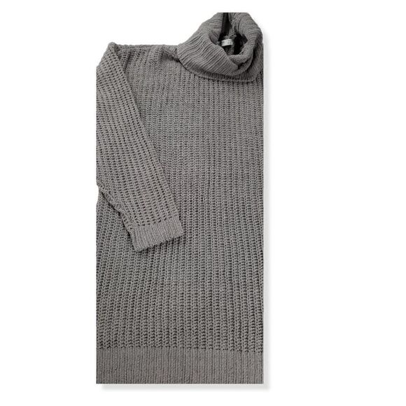 Arizona Knit Dress Gray Medium Junior - Picture 2 of 2